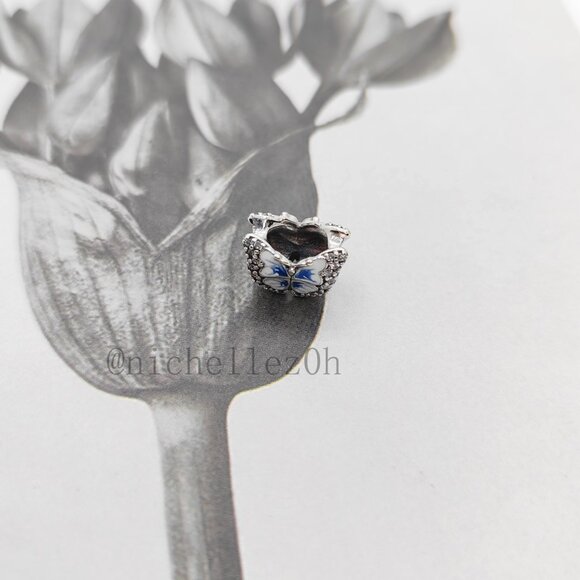 Pandora Blue Butterfly Sparkling Charm - Picture 3 of 6